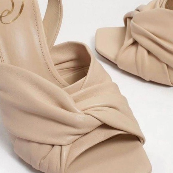 Sam Edelman nude leather lace up heels - Picture 4 of 5